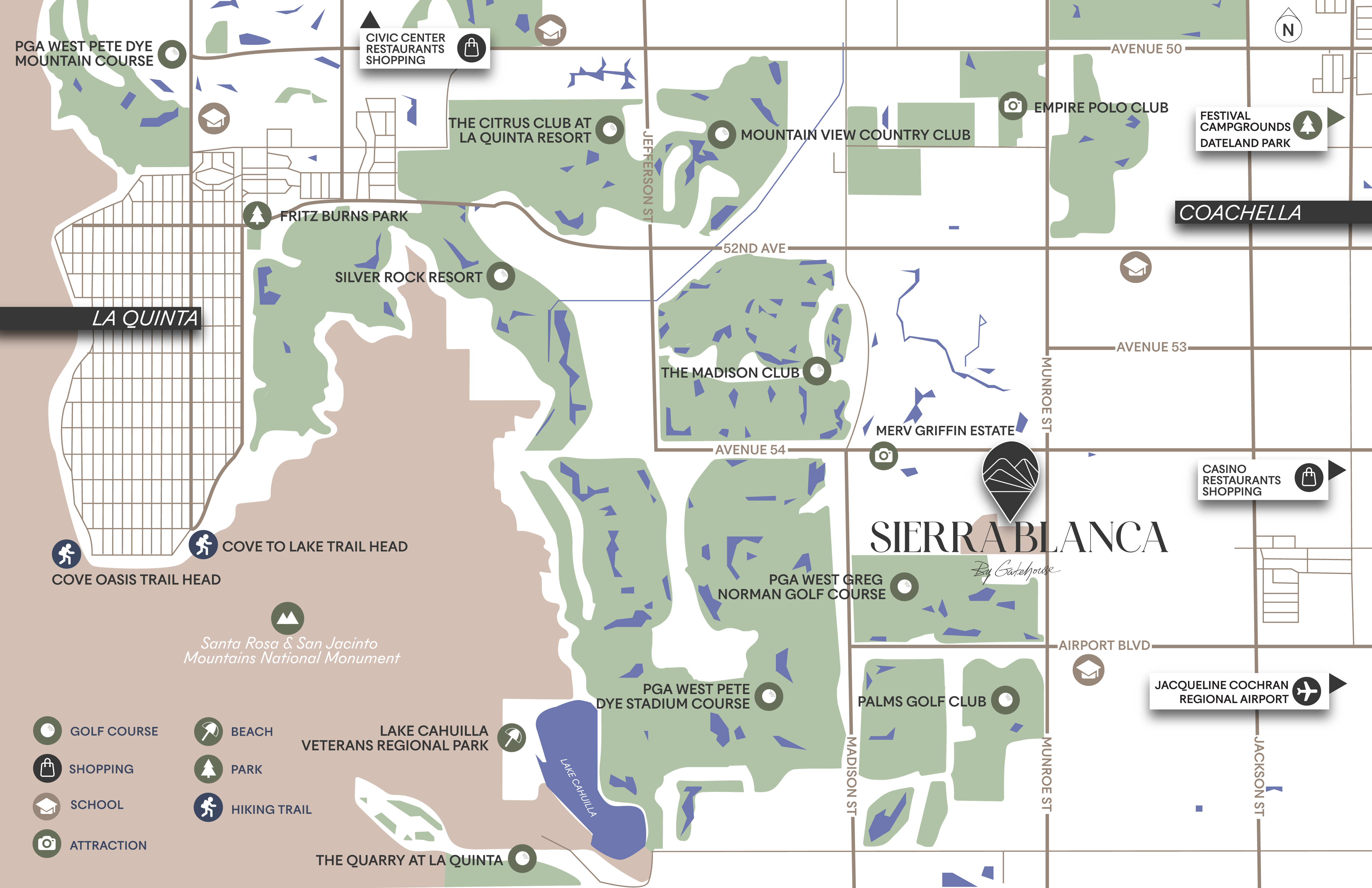 Sierra Blanca - Map